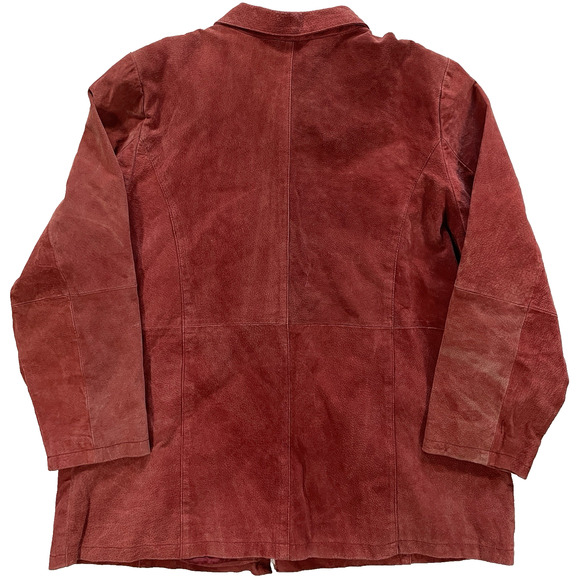 Hypo Active Red Leather Jacket Men's 2XL Extra Large Winter Coat - Picture 2 of 9